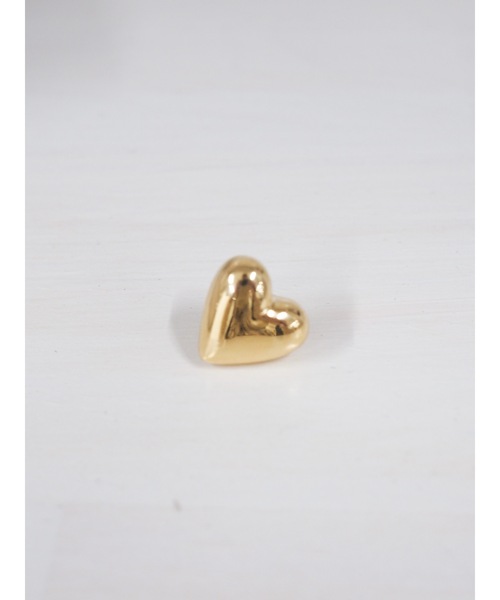 JUMELLE（ジュメロ）の「つやハートピアス（ピアス（両耳用）・レディース・シルバー/ゴールド・FREE）」の5枚目の写真