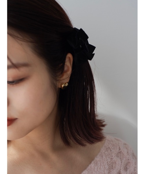 JUMELLE（ジュメロ）の「つやハートピアス（ピアス（両耳用）・レディース・シルバー/ゴールド・FREE）」の12枚目の写真