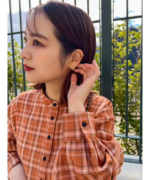 JUMELLE（ジュメロ）の「つやハートピアス（ピアス（両耳用）・レディース・シルバー/ゴールド・FREE）」の19枚目の写真