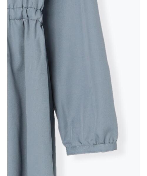 Te chichi TERRASSE（テチチテラス）の「ウエストギャザーワンピース（ワンピース・レディース・モカ/ネイビー/グリーン・ﾌﾘ-）」の7枚目の写真