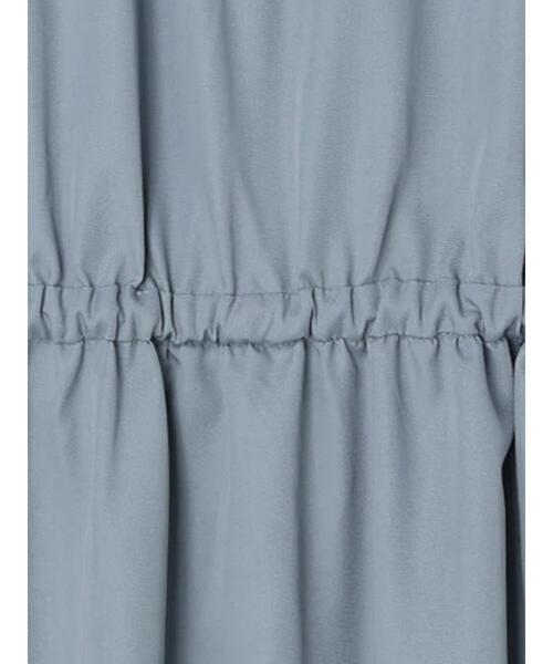 Te chichi TERRASSE（テチチテラス）の「ウエストギャザーワンピース（ワンピース・レディース・モカ/ネイビー/グリーン・ﾌﾘ-）」の10枚目の写真