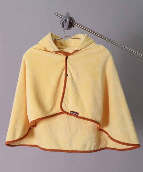 BAYBLO（ベイブロ）の「(SK)吸水速乾 マイクロファイバー ふんわり フード付き バス ポンチョ（タオル・キッズ・ベージュ系その他2/ホワイト系その他/パープル系その他/ホワイト系その他2/ピンク系その他/ブラウン系その他/ブラウン系その他2/ブルー系その他/ベージュ系その他/イエロー系その他/ピンク系その他2/パープル系その他2/イエロー系その他2/ホワイト系その他3/スカイブルー系/ピンク系/ホワイト系/ライラック系・ONE SIZE）」の20枚目の写真