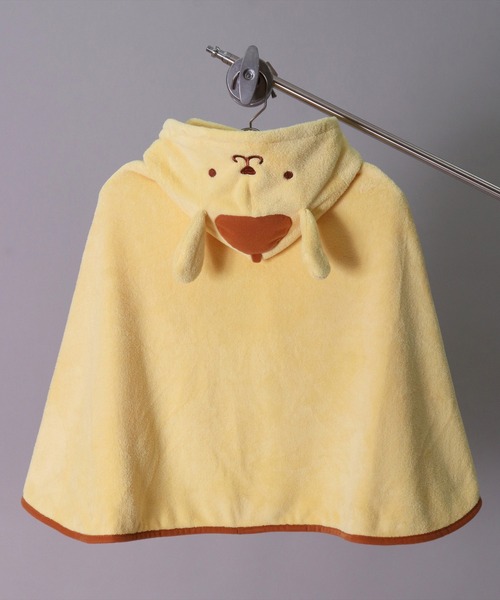 BAYBLO（ベイブロ）の「(SK)吸水速乾 マイクロファイバー ふんわり フード付き バス ポンチョ（タオル・キッズ・ベージュ系その他2/ホワイト系その他/パープル系その他/ホワイト系その他2/ピンク系その他/ブラウン系その他/ブラウン系その他2/ブルー系その他/ベージュ系その他/イエロー系その他/ピンク系その他2/パープル系その他2/イエロー系その他2/ホワイト系その他3/スカイブルー系/ピンク系/ホワイト系/ライラック系・ONE SIZE）」の19枚目の写真