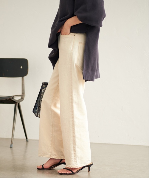 FRAMeWORK（フレームワーク）の「≪追加≫【WEB限定】デニムストレートパンツ2（デニムパンツ・レディース・アイボリー/ブルー系その他・34/40/36/38）」の18枚目の写真