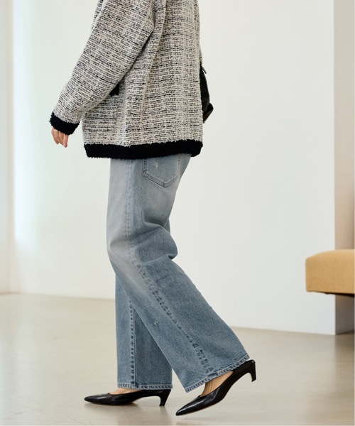 FRAMeWORK（フレームワーク）の「≪追加≫【WEB限定】デニムストレートパンツ2（デニムパンツ・レディース・アイボリー/ブルー系その他・34/40/36/38）」の19枚目の写真