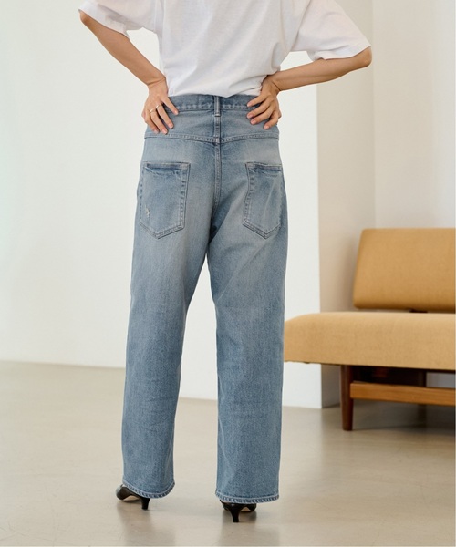 FRAMeWORK（フレームワーク）の「≪追加≫【WEB限定】デニムストレートパンツ2（デニムパンツ・レディース・アイボリー/ブルー系その他・34/40/36/38）」の5枚目の写真