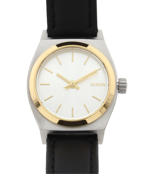 NIXON（ニクソン）の「NIXON / THE SMALL TIME TELLER LEATHER（アナログ腕時計・レディース・マスタード/イエロー系その他/ゴールド/その他1/シルバー・ONE SIZE）」の4枚目の写真