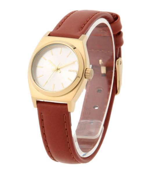 NIXON（ニクソン）の「NIXON / THE SMALL TIME TELLER LEATHER（アナログ腕時計・レディース・マスタード/イエロー系その他/ゴールド/その他1/シルバー・ONE SIZE）」の10枚目の写真