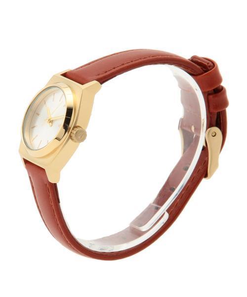 NIXON（ニクソン）の「NIXON / THE SMALL TIME TELLER LEATHER（アナログ腕時計・レディース・マスタード/イエロー系その他/ゴールド/その他1/シルバー・ONE SIZE）」の9枚目の写真