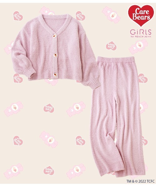 PEACH JOHN（ピーチジョン）の「ケアベアふわもこカーデセットアップ