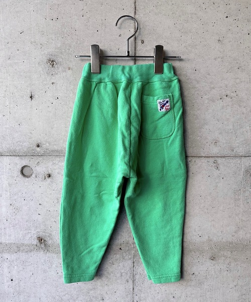 JIPPON(ジポン)の「ミニ裏毛サルエルパンツ/日本製(130~140cm)(その他パンツ・キッズ・ライトグリーン/マスタード/ラベンダー/オレンジ/オフホワイト/ブルー/杢グレー・130/140)」の4枚目の写真