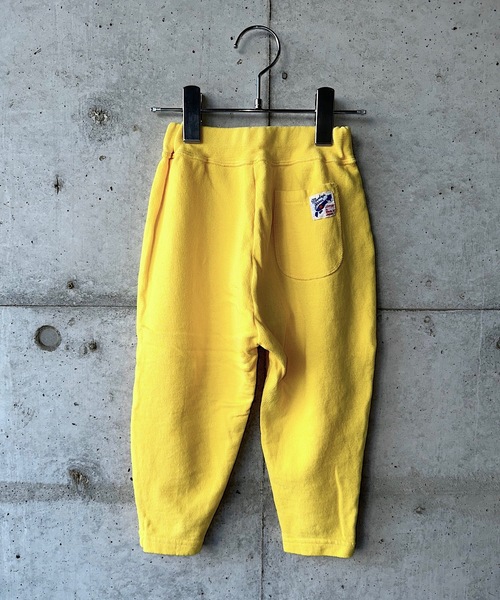 JIPPON(ジポン)の「ミニ裏毛サルエルパンツ/日本製(130~140cm)(その他パンツ・キッズ・ライトグリーン/マスタード/ラベンダー/オレンジ/オフホワイト/ブルー/杢グレー・130/140)」の1枚目の写真
