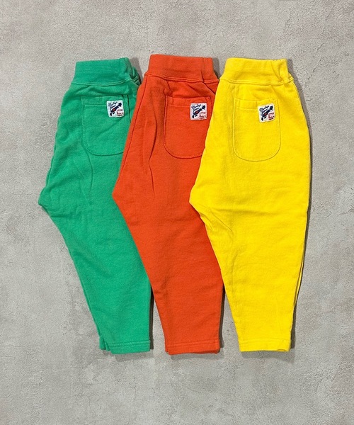 JIPPON(ジポン)の「ミニ裏毛サルエルパンツ/日本製(130~140cm)(その他パンツ・キッズ・ライトグリーン/マスタード/ラベンダー/オレンジ/オフホワイト/ブルー/杢グレー・130/140)」の10枚目の写真