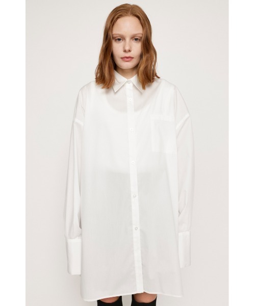 SLY(スライ)の「OVERSIZED ARM SLIT SH オーバーサイズ アームスリット シャツ EASY CARE(シャツ/ブラウス・レディース・ブルー/ピンク/ホワイト・FREE)」の4枚目の写真