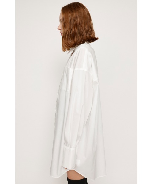 SLY(スライ)の「OVERSIZED ARM SLIT SH オーバーサイズ アームスリット シャツ EASY CARE(シャツ/ブラウス・レディース・ブルー/ピンク/ホワイト・FREE)」の11枚目の写真