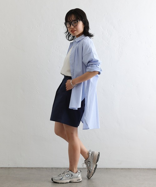 COLONY 2139（コロニートゥーワンスリーナイン）の「タックショートパンツ（その他パンツ・レディース・ネイビー/アイボリー/ブラック・SMALL/MEDIUM）」の21枚目の写真