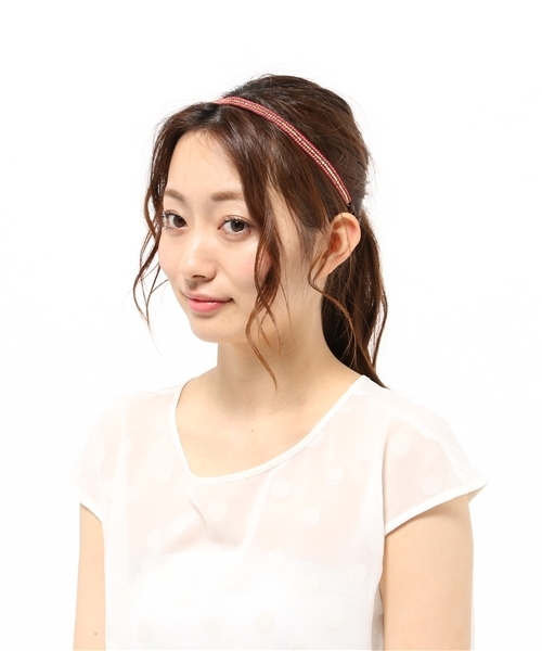 チャイハネ（チャイハネ）の「【チャイハネ】ドゥーゲヘアバンド（ヘアバンド・レディース・ターコイズブルー/レッド/カーキ・FREE）」の3枚目の写真