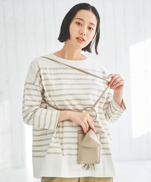 coen（コーエン）の「チャーム付きスマホショルダーバッグ（ショルダーバッグ・レディース・ケリーグリーン/ベージュ/ブラック・FREE）」の19枚目の写真