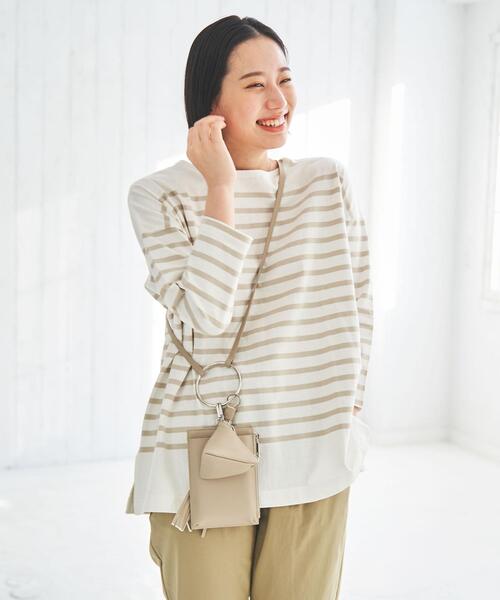 coen（コーエン）の「チャーム付きスマホショルダーバッグ（ショルダーバッグ・レディース・ケリーグリーン/ベージュ/ブラック・FREE）」の15枚目の写真