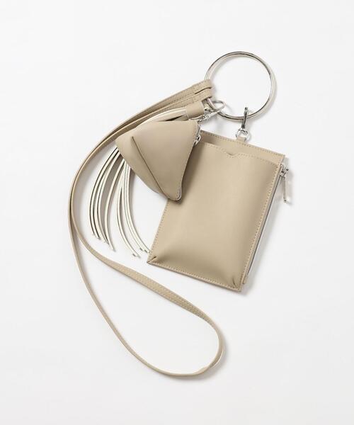 coen（コーエン）の「チャーム付きスマホショルダーバッグ（ショルダーバッグ・レディース・ケリーグリーン/ベージュ/ブラック・FREE）」の21枚目の写真