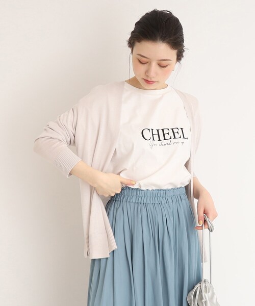 DRESKIP（ドレスキップ）の「◆【接触冷感】さらっと羽織れる便利アイテム！ショート トッパー カーディガン（カーディガン/ボレロ・レディース・オフホワイト/ピンク系/ライトグレー/グリーン/ブラック・03/04/02）」の4枚目の写真