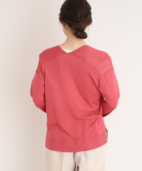 DRESKIP（ドレスキップ）の「◆【接触冷感】さらっと羽織れる便利アイテム！ショート トッパー カーディガン（カーディガン/ボレロ・レディース・オフホワイト/ピンク系/ライトグレー/グリーン/ブラック・03/04/02）」の8枚目の写真