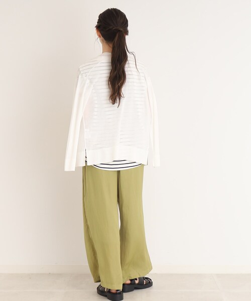 DRESKIP（ドレスキップ）の「◆【接触冷感】さらっと羽織れる便利アイテム！ショート トッパー カーディガン（カーディガン/ボレロ・レディース・オフホワイト/ピンク系/ライトグレー/グリーン/ブラック・03/04/02）」の17枚目の写真