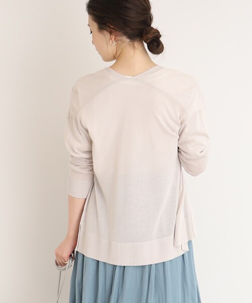 DRESKIP（ドレスキップ）の「◆【接触冷感】さらっと羽織れる便利アイテム！ショート トッパー カーディガン（カーディガン/ボレロ・レディース・オフホワイト/ピンク系/ライトグレー/グリーン/ブラック・03/04/02）」の21枚目の写真