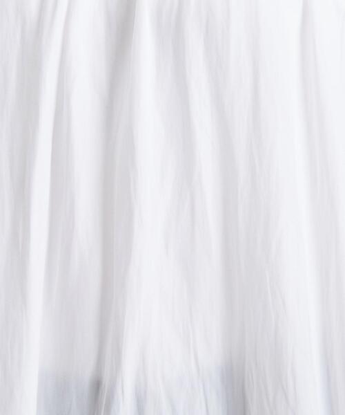 シャーリングハイネックショートスリーブブラウス