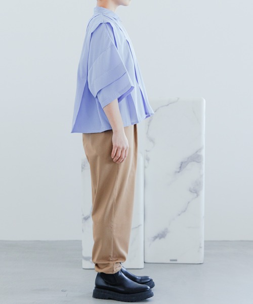 LOWRYS FARM（ローリーズファーム）の「スソシボリパンツ　188779（その他パンツ・キッズ・ベージュ/ネイビー・150cm/160cm）」の15枚目の写真