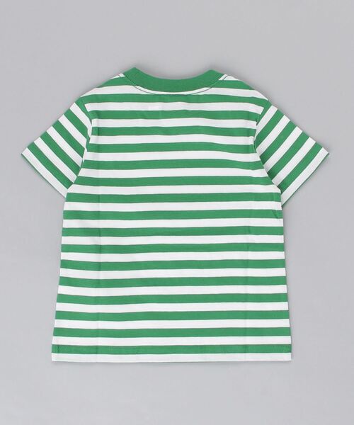 POLO RALPH LAUREN CHILDRENSWEAR（ポロ ラルフ ローレン チルドレンズウェア）の「ストライプド コットン ジャージー Tシャツ（Tシャツ/カットソー・キッズ・グリーン系3・3/3T）」の4枚目の写真