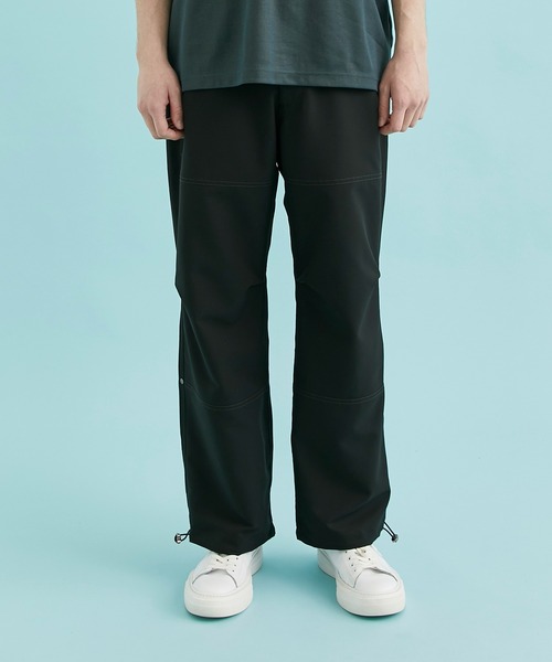 CITY TOKYO（シティトウキョウ）の「TECHワイドパラシュートカーゴパンツ（カーゴパンツ・メンズ・ブラック/ライトグレー・2/1）」の3枚目の写真