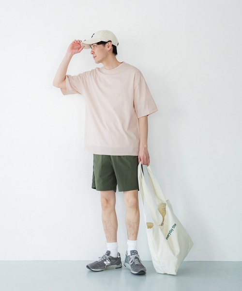 coca（coca）（コカ）の「メンズOEコットンクルーネックTシャツ（Tシャツ/カットソー・メンズ・ホワイト/ライトグレー/ネイビー/ライトグリーン/ブラック/オレンジ/ライトベージュ/ピンク・L/M/XL）」の22枚目の写真