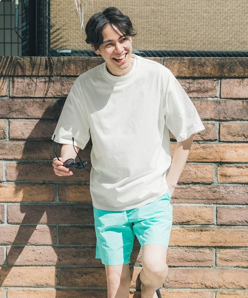 coca（coca）（コカ）の「メンズOEコットンクルーネックTシャツ（Tシャツ/カットソー・メンズ・ホワイト/ライトグレー/ネイビー/ライトグリーン/ブラック/オレンジ/ライトベージュ/ピンク・L/M/XL）」の10枚目の写真