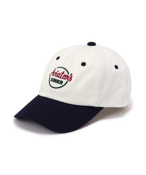 AVIREX（アヴィレックス）の「AVIATOR DINER LOW CAP / アヴィエーター ダイナー キャップ（キャップ・メンズ・ホワイト/ネイビー/グレー・F）」の14枚目の写真