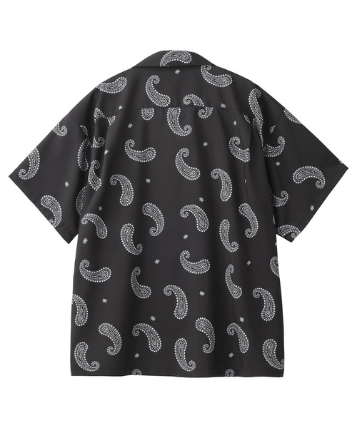 SILAS（サイラス）の「PAISLEY S/S OPEN COLLAR SHIRT（シャツ/ブラウス・メンズ・ブラック/ライトグリーン・XL/L/M）」の3枚目の写真