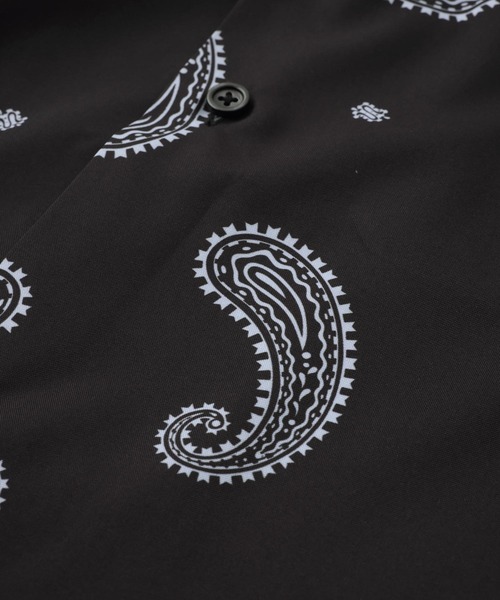 SILAS（サイラス）の「PAISLEY S/S OPEN COLLAR SHIRT（シャツ/ブラウス・メンズ・ブラック/ライトグリーン・XL/L/M）」の10枚目の写真