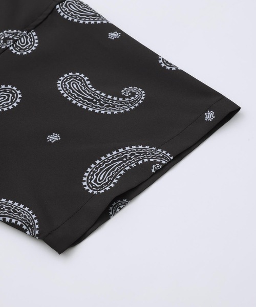 SILAS（サイラス）の「PAISLEY S/S OPEN COLLAR SHIRT（シャツ/ブラウス・メンズ・ブラック/ライトグリーン・XL/L/M）」の11枚目の写真