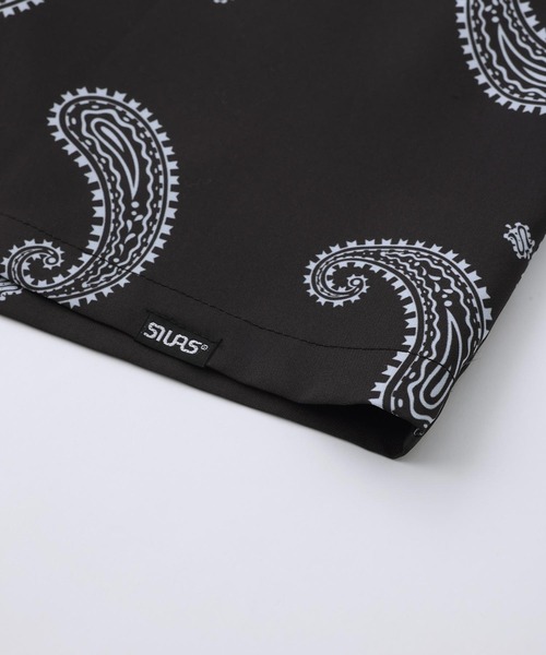 SILAS（サイラス）の「PAISLEY S/S OPEN COLLAR SHIRT（シャツ/ブラウス・メンズ・ブラック/ライトグリーン・XL/L/M）」の12枚目の写真