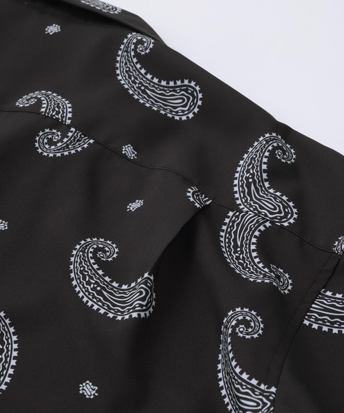 SILAS（サイラス）の「PAISLEY S/S OPEN COLLAR SHIRT（シャツ/ブラウス・メンズ・ブラック/ライトグリーン・XL/L/M）」の14枚目の写真
