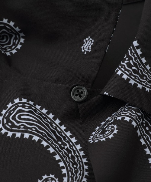 SILAS（サイラス）の「PAISLEY S/S OPEN COLLAR SHIRT（シャツ/ブラウス・メンズ・ブラック/ライトグリーン・XL/L/M）」の16枚目の写真