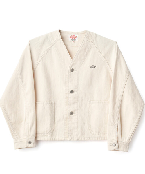 DANTON（ダントン）の「WOMEN'S COTTON TWILL COLLARLESS SHORT