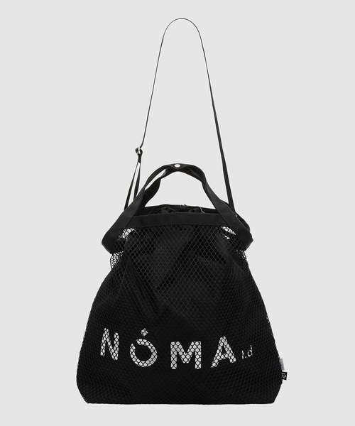 NOMA t.d.（ノーマティーディー）の「Summer Mesh Bag - Large（ショルダーバッグ・メンズ・ブラック/イエロー・ONE SIZE）」の2枚目の写真