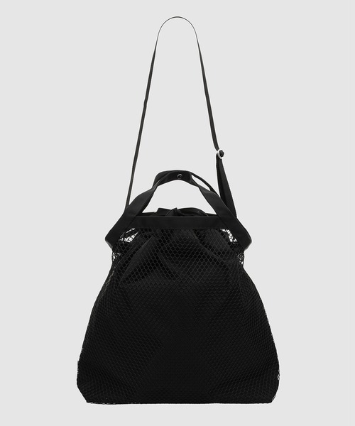 NOMA t.d.（ノーマティーディー）の「Summer Mesh Bag - Large（ショルダーバッグ・メンズ・ブラック/イエロー・ONE SIZE）」の3枚目の写真