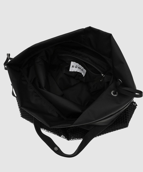 NOMA t.d.（ノーマティーディー）の「Summer Mesh Bag - Large（ショルダーバッグ・メンズ・ブラック/イエロー・ONE SIZE）」の8枚目の写真