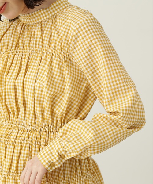 N.（N. Natural Beauty Basic）（エヌエヌナチュラルビューティーベーシック）の「◆シャーリングペプラムブラウス（シャツ/ブラウス・レディース・ブラック系その他/ベージュ系その他/オレンジ・MEDIUM）」の19枚目の写真