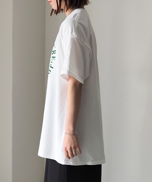 Riberry（リベリー）の「GILDAN DOGサークルロゴプリントT（Tシャツ/カットソー・レディース・グレー系その他/グレー系その他2/ホワイト×グリーン/ホワイト×レッド・LARGE）」の13枚目の写真