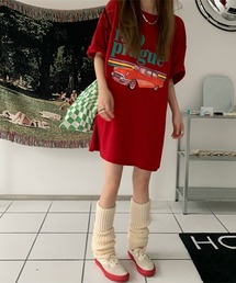 CARプリントBIG Tシャツ