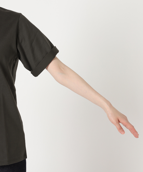 journal standard L'essage（ジャーナルスタンダードレサージュ）の「スワイーTシャツ（Tシャツ/カットソー・レディース・チャコールグレー/アーミー/ホワイト・FREE）」の22枚目の写真