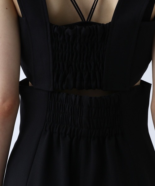 PAGEBOY（ページボーイ）の「ビスチェ×スカートSET（ワンピース・レディース・ブラック/グレイッシュベージュ/ストライプ・FREE）」の17枚目の写真